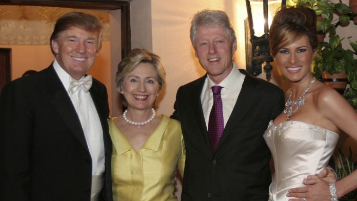 hillary-and-trump-families-meeting